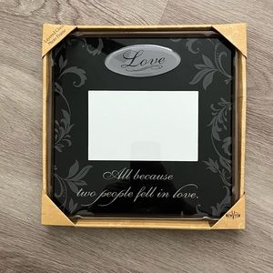 LOVE Glass Photo Frame